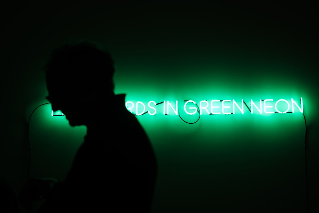 retrofuturism neon green