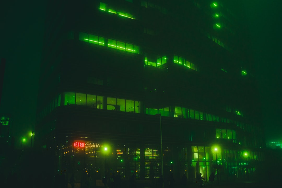 retrofuturistic neon green